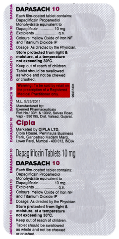 Dapasach 10 Tablet 10 Dapasach 10 Tablet 10