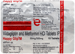 Happy Glip M Tablet 15