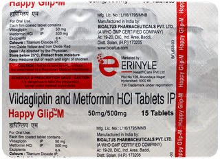 Happy Glip M Tablet 15