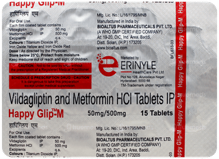 Happy Glip M Tablet 15