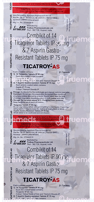 Ticatroy As Combikit Tablets 21