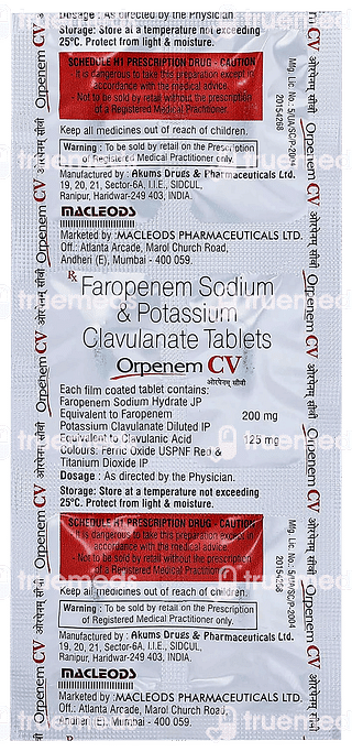 Orpenem Cv Tablet 6