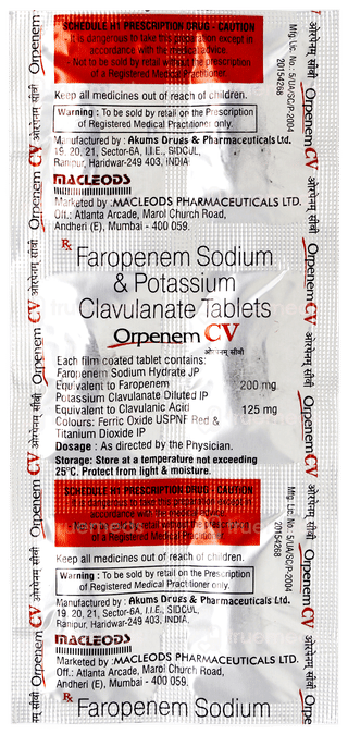 Orpenem Cv Tablet 6
