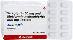 Sitazit M 50mg/500mg Tablet 10