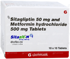 Sitazit M 50mg/500mg Tablet 10 Sitazit M 50mg/500mg Tablet 10
