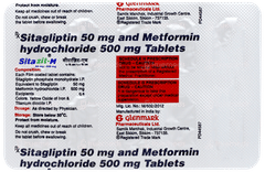 Sitazit M 50mg/500mg Tablet 10 Sitazit M 50mg/500mg Tablet 10