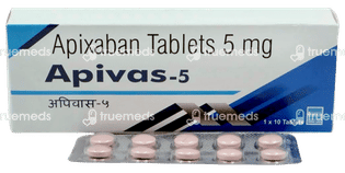 Apivas 5 Mg Tablet 10 - Uses, Side Effects, Dosage, Price | Truemeds