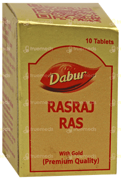 Dabur Rasraj Ras With Gold Tablet 10 - Uses, Side Effects, Dosage ...