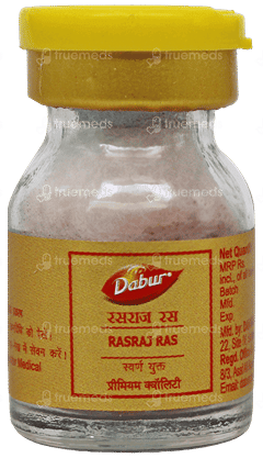 Dabur Rasraj Ras With Gold Tablet 10 - Uses, Side Effects, Dosage ...