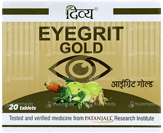 Patanjali Divya Eyegrit Gold Tablet 20