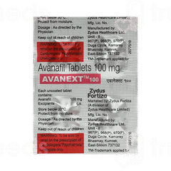 Avanext 100 MG Tablet 4