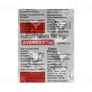 Avanext 100 MG Tablet 4