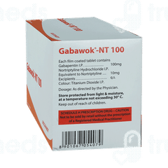 Gabawok Nt 100 MG Tablet 15