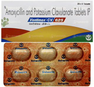 Ventimox Cv 625 MG Tablet 6