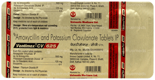Ventimox Cv 625 MG Tablet 6