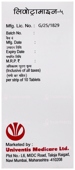 Levotramine 5 Tablet 10 Levotramine 5 Tablet 10