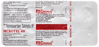 Mcrotel 40 Tablet 10