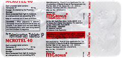 Mcrotel 40 Tablet 10 Mcrotel 40 Tablet 10
