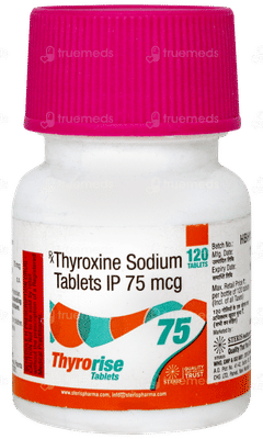 Thyrorise 75 Tablet 120 Thyrorise 75 Tablet 120
