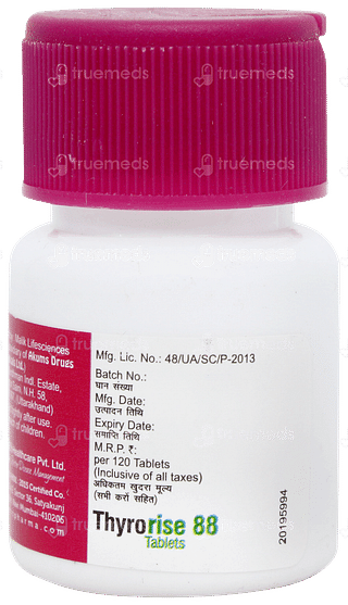 Thyrorise 88mcg Tablet 120