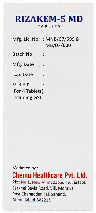 Rizakem 5 Md Tablet 4