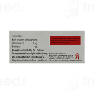Glimecaid 2 MG Tablet 10