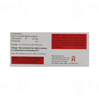 Telmecaid 20 MG Tablet 10