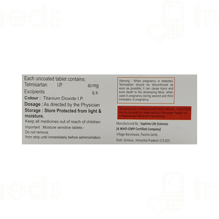 Telmecaid 80 MG Tablet 10