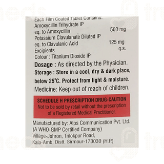 Tritaclav 625 MG Tablet 6