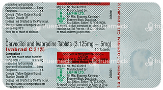 Ivabrad C 3.125/5 MG Tablet 10