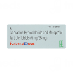 Ivabrad M 5/25 Tablet 10