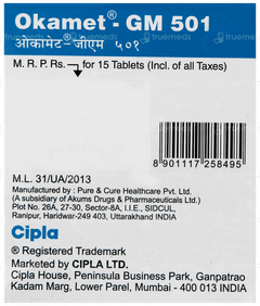 Okamet GM 501 Tablet 15 Okamet GM 501 Tablet 15