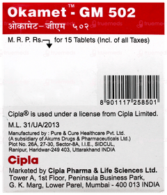 Okamet Gm 502 Tablet 15