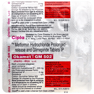 Okamet Gm 502 Tablet 15
