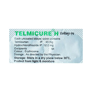 Telmicure H 40 MG Tablet 10