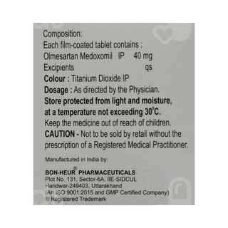 Olmecaid 40 MG Tablet 10