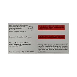 Olmecaid H 40 MG Tablet 10