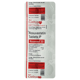 Rosevast 20 Mg Tablet 10