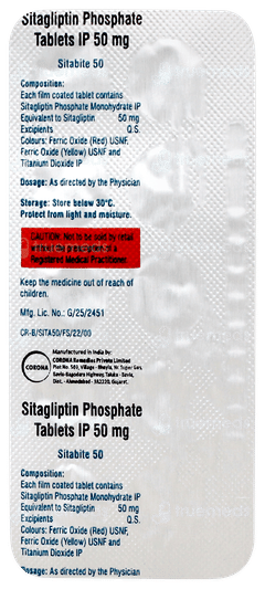 Sitabite 50 Tablet 10 Sitabite 50 Tablet 10