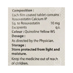 Rosuvotin 10 Mg Tablet 10