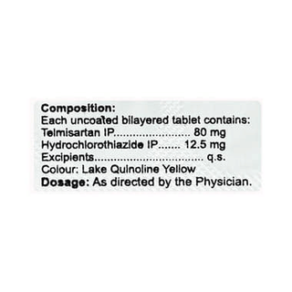 Telaid H 80 MG Tablet 10