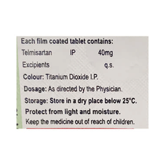 Telbrit 40 Mg Tablet 15