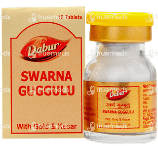 Dabur Swarna Guggulu Gold & Kesar Tablet 10