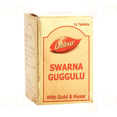 Dabur Swarna Guggulu Gold & Kesar Tablet 10