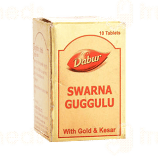 Dabur Swarna Guggulu Gold & Kesar Tablet 10