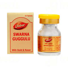 Dabur Swarna Guggulu Gold & Kesar Tablet 10