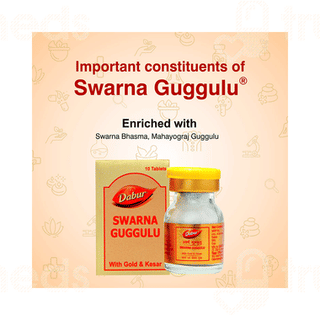 Dabur Swarna Guggulu Gold & Kesar Tablet 10
