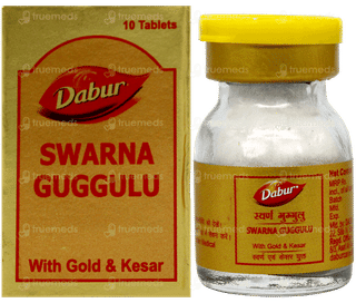 Dabur Swarna Guggulu Gold & Kesar Tablet 10