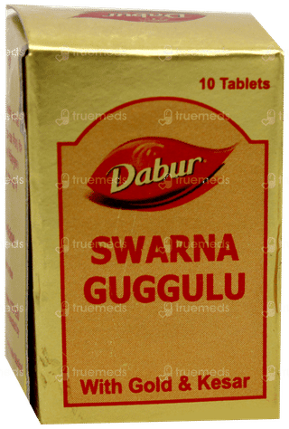 Dabur Swarna Guggulu Gold & Kesar Tablet 10