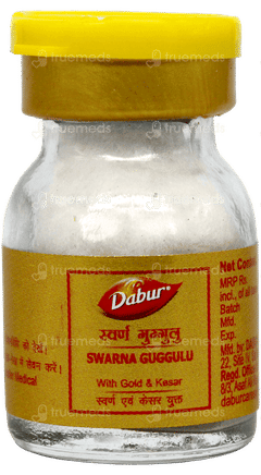 Dabur Swarna Guggulu Gold & Kesar Tablet 10 Dabur Swarna Guggulu Gold & Kesar Tablet 10